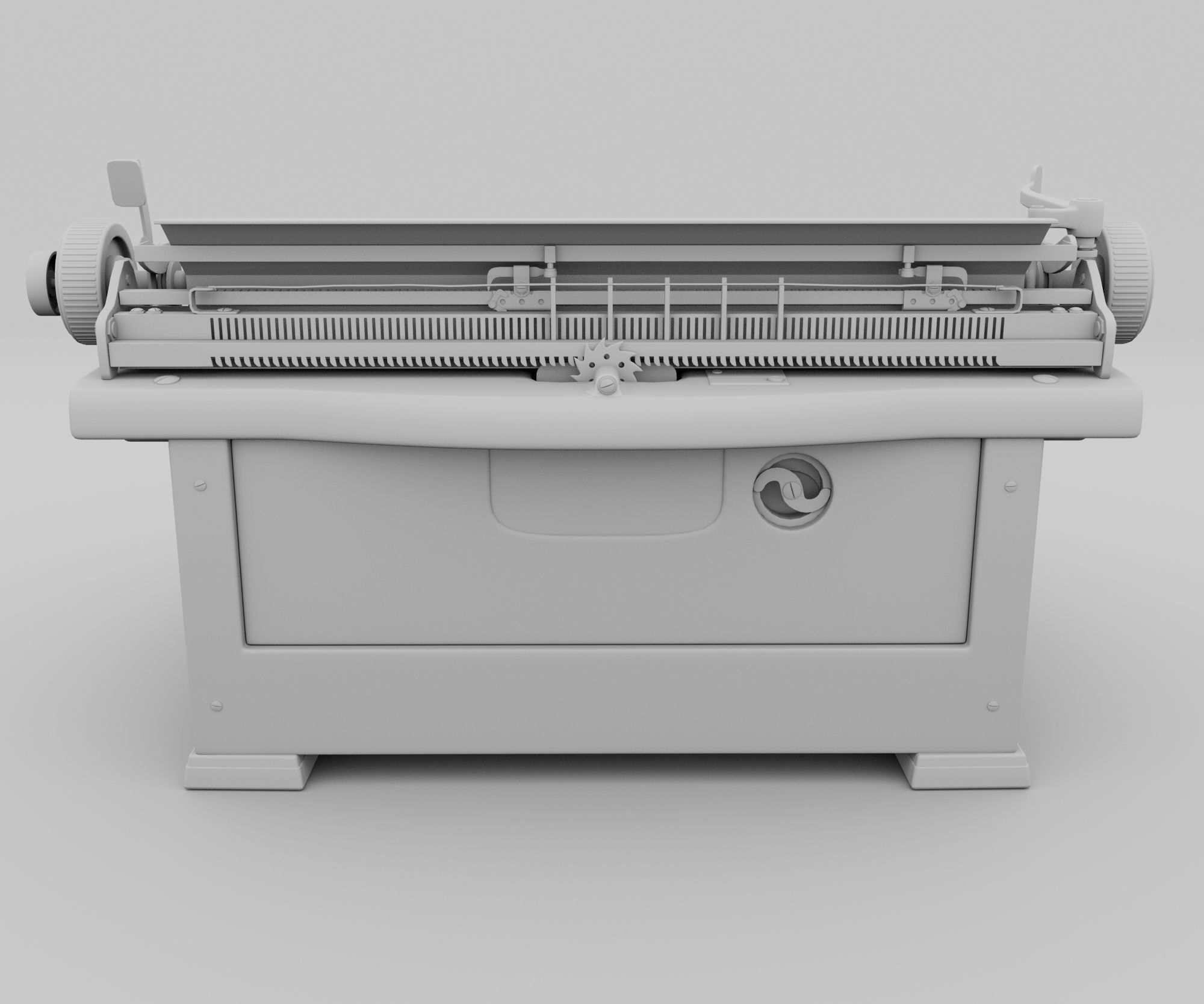 Typewriter 3D model_24