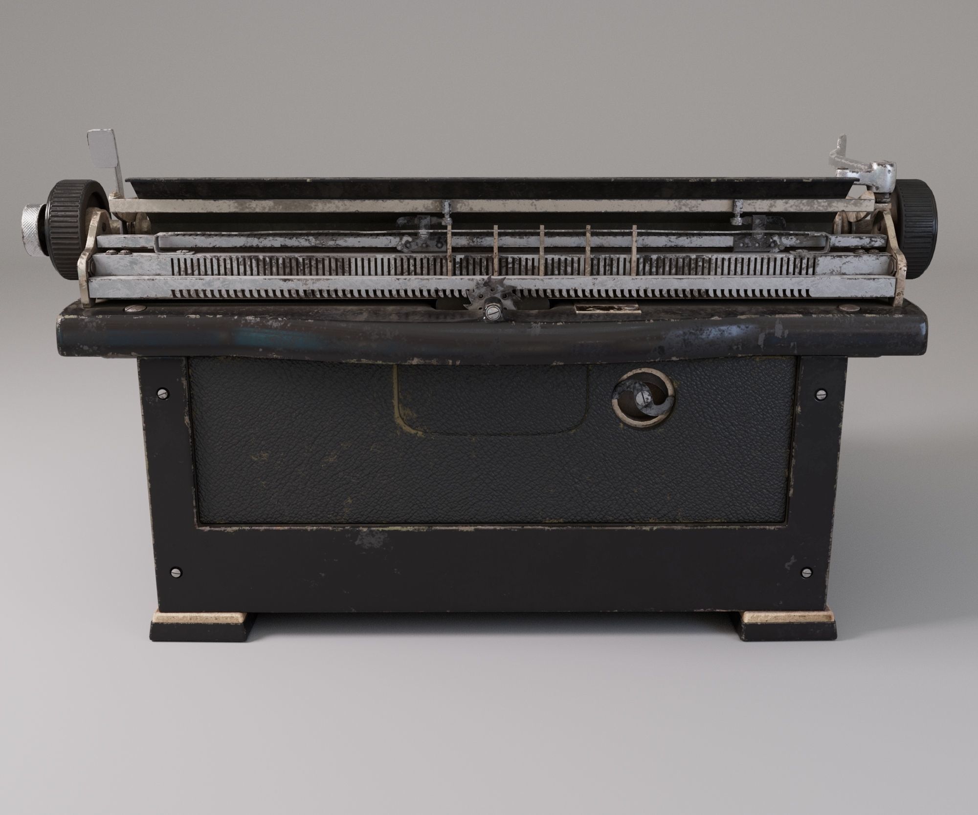 Typewriter 3D model_6