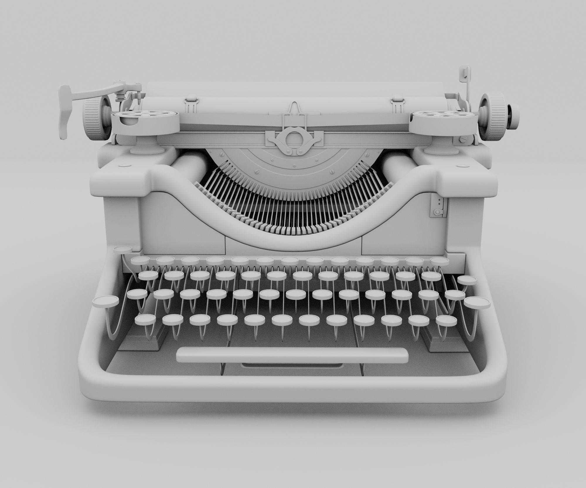 Typewriter 3D model_20