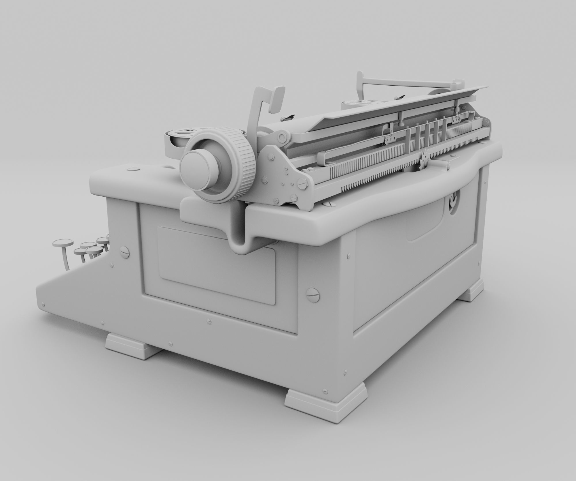 Typewriter 3D model_23