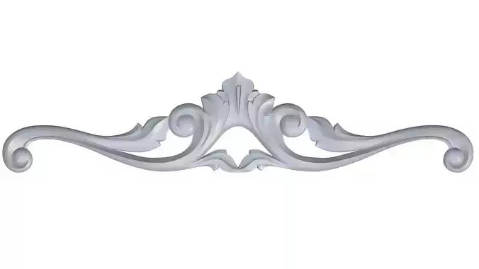 Dekor 5978 Milling on CNC Carving ornament onlay  interior