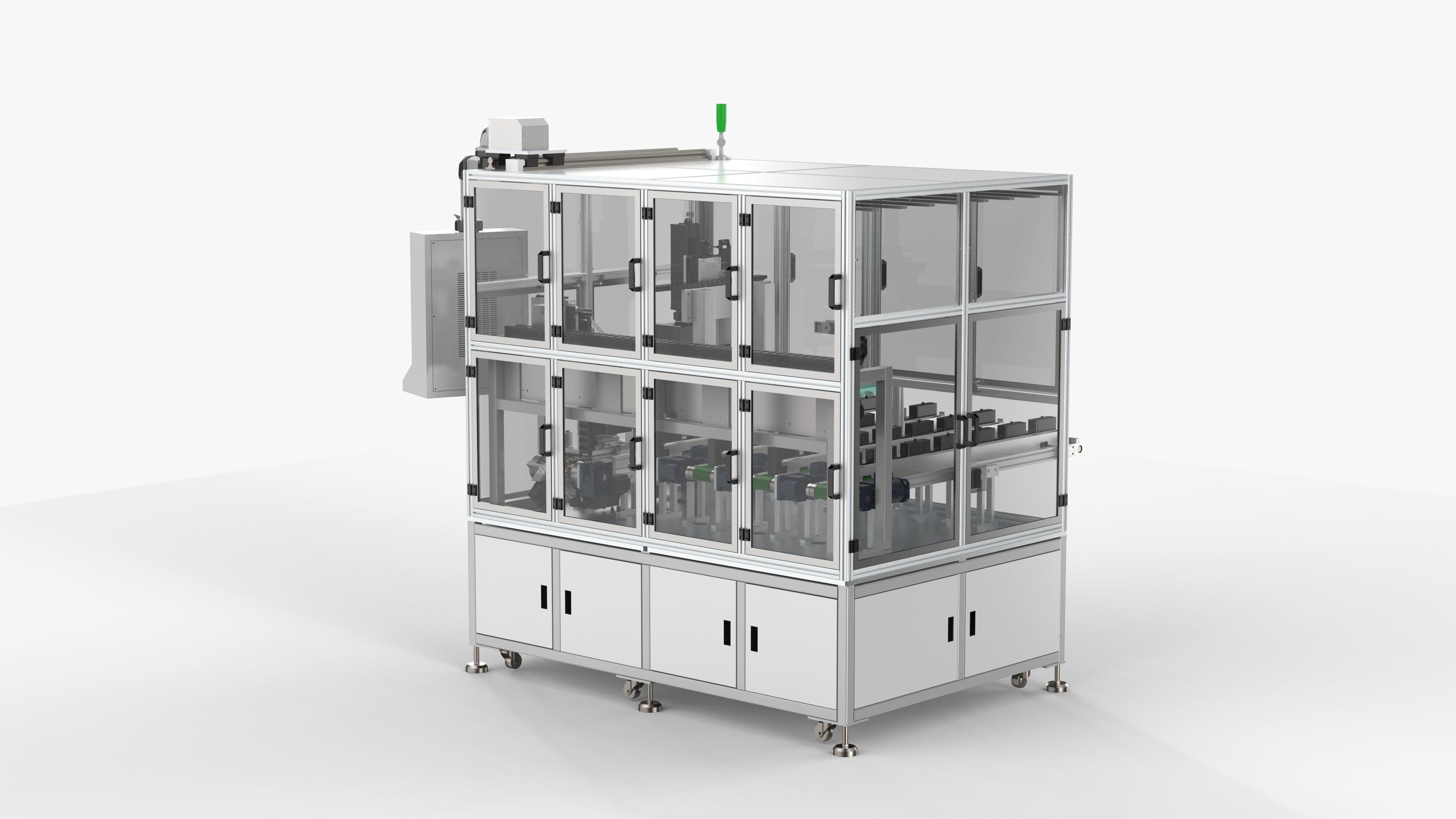Automatic Power Battery Sorting Machine 3D model_2