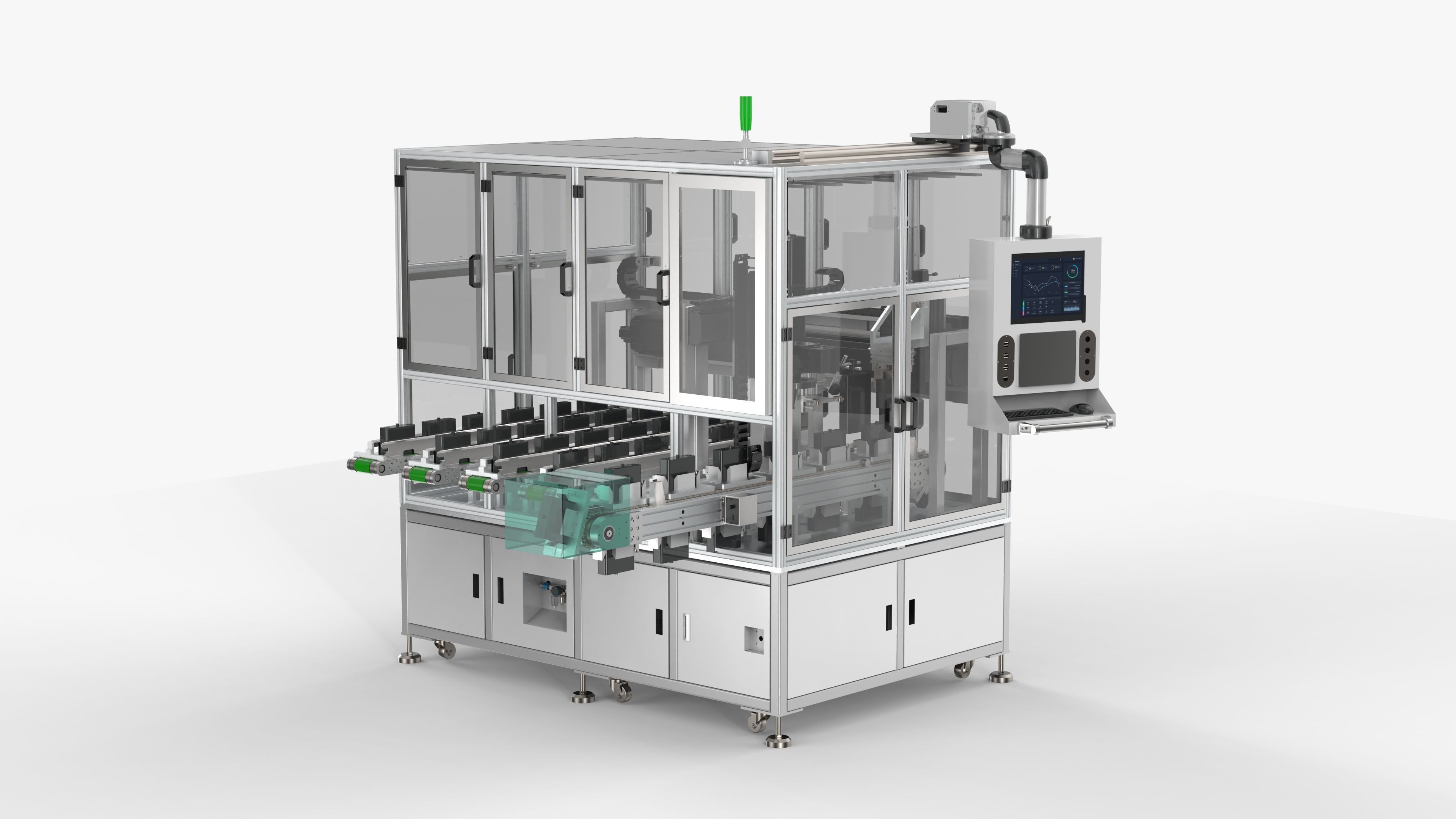 Automatic Power Battery Sorting Machine 3D model_18