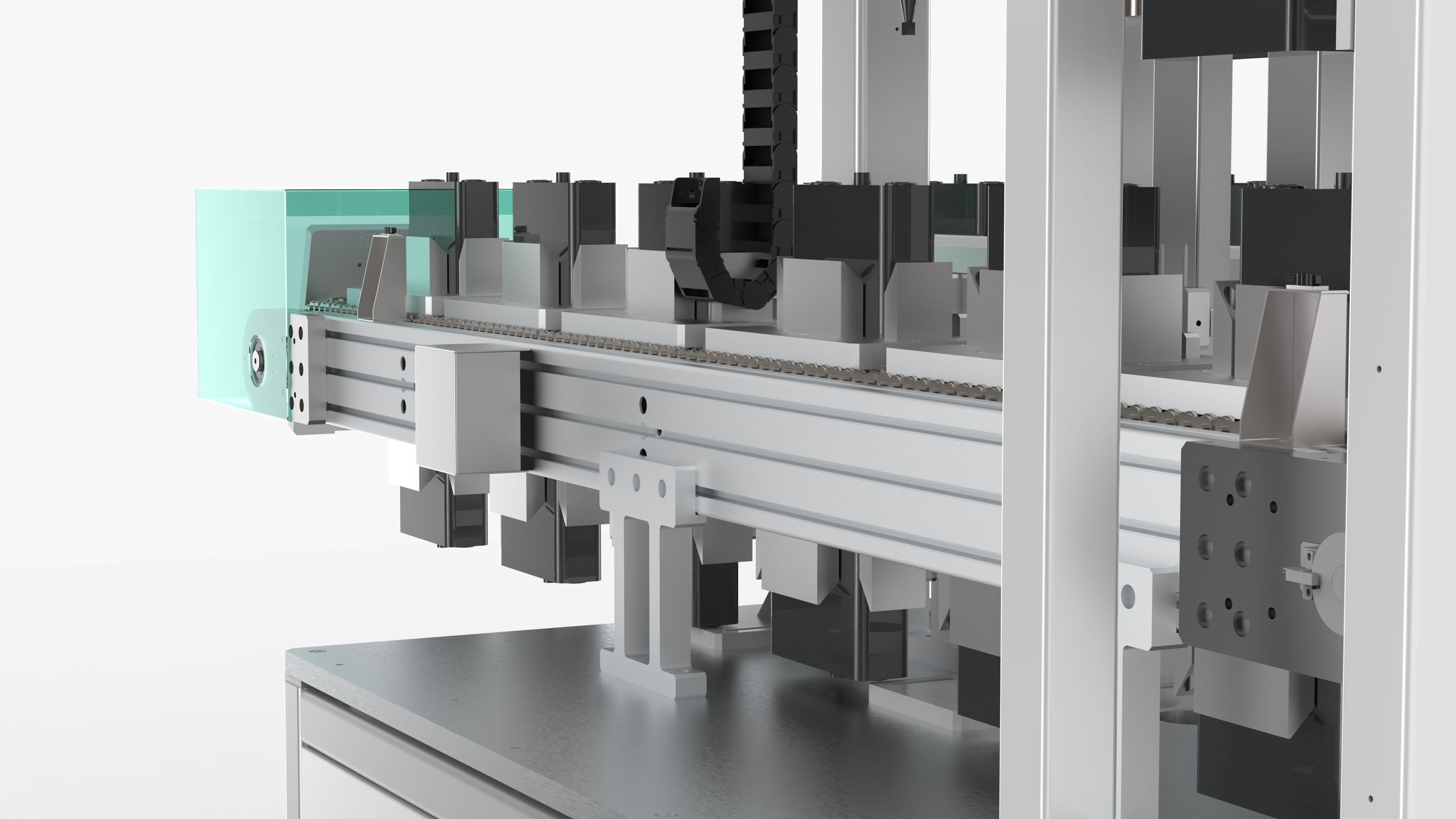 Automatic Power Battery Sorting Machine 3D model_20