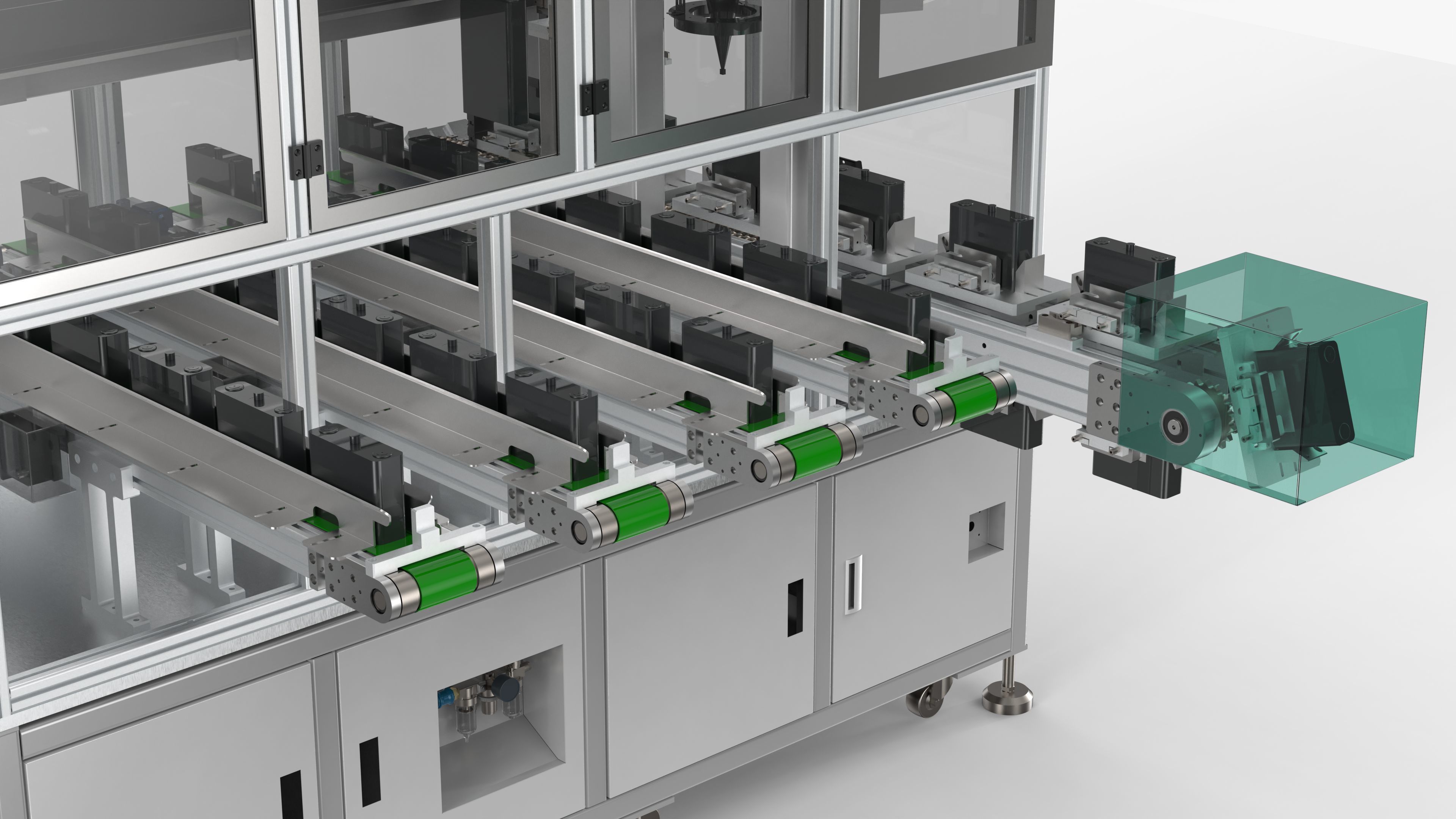 Automatic Power Battery Sorting Machine 3D model_9