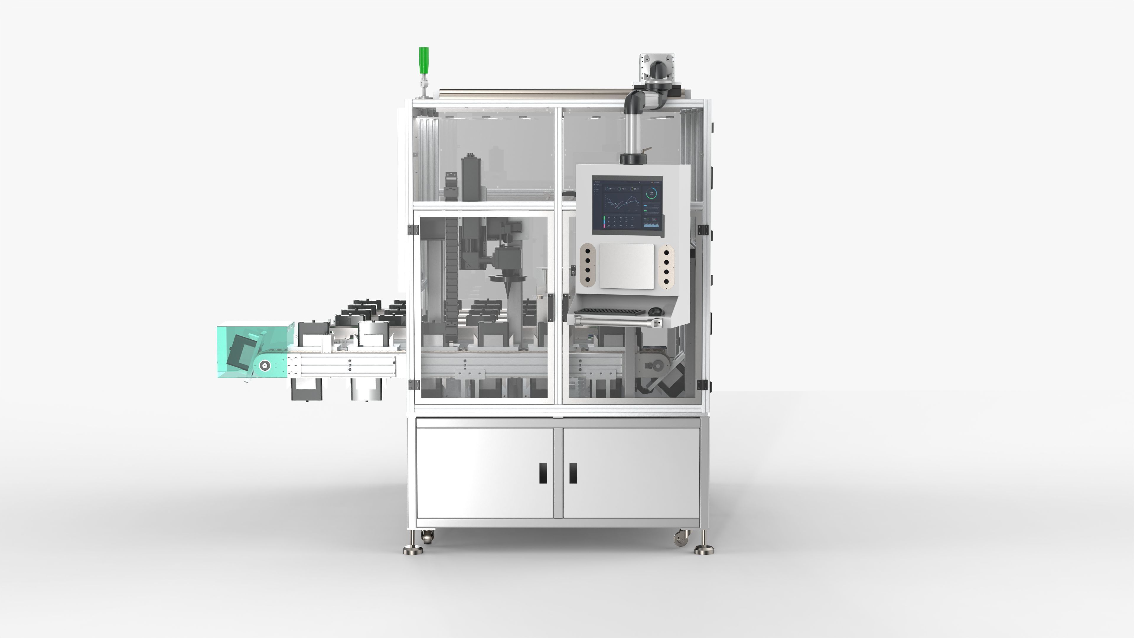 Automatic Power Battery Sorting Machine 3D model_7