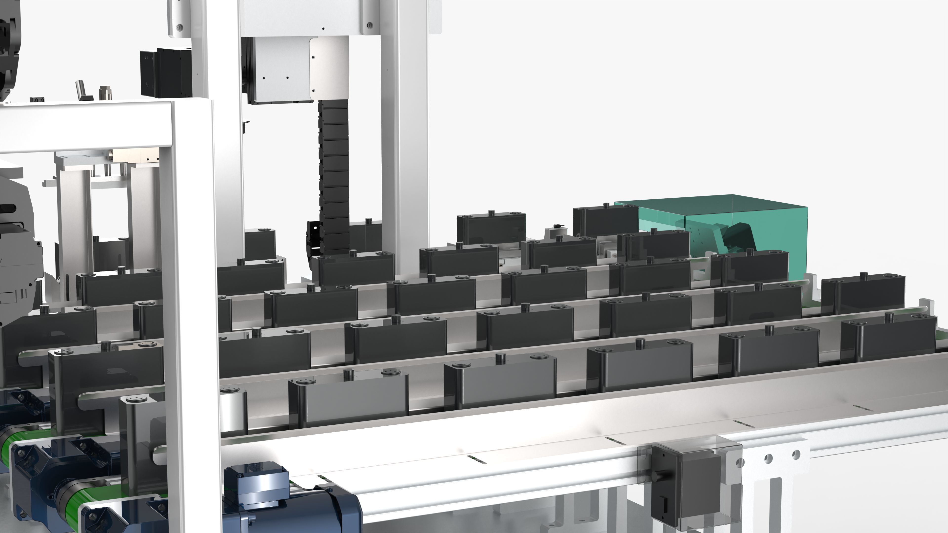 Automatic Power Battery Sorting Machine 3D model_21