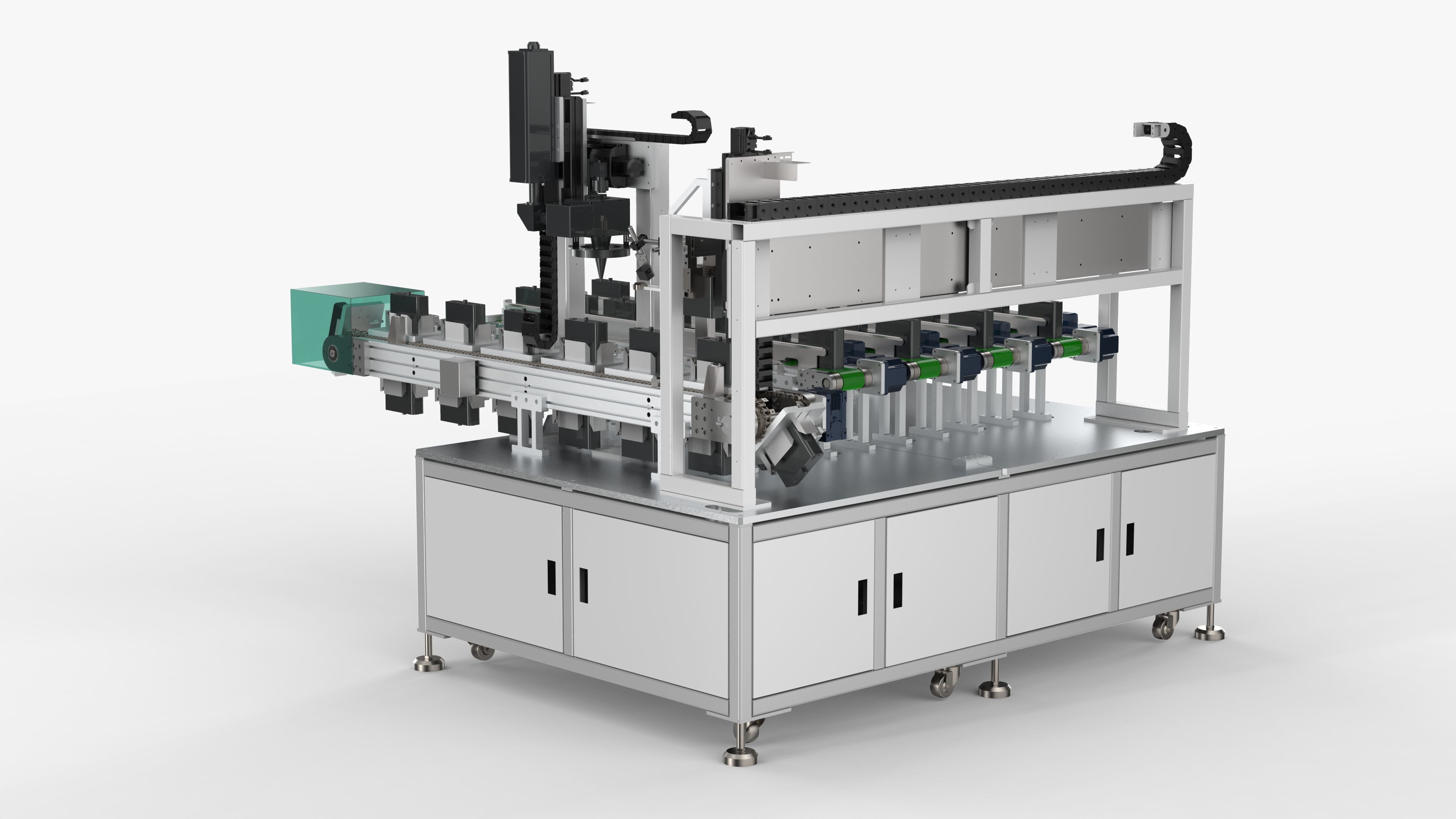 Automatic Power Battery Sorting Machine 3D model_14