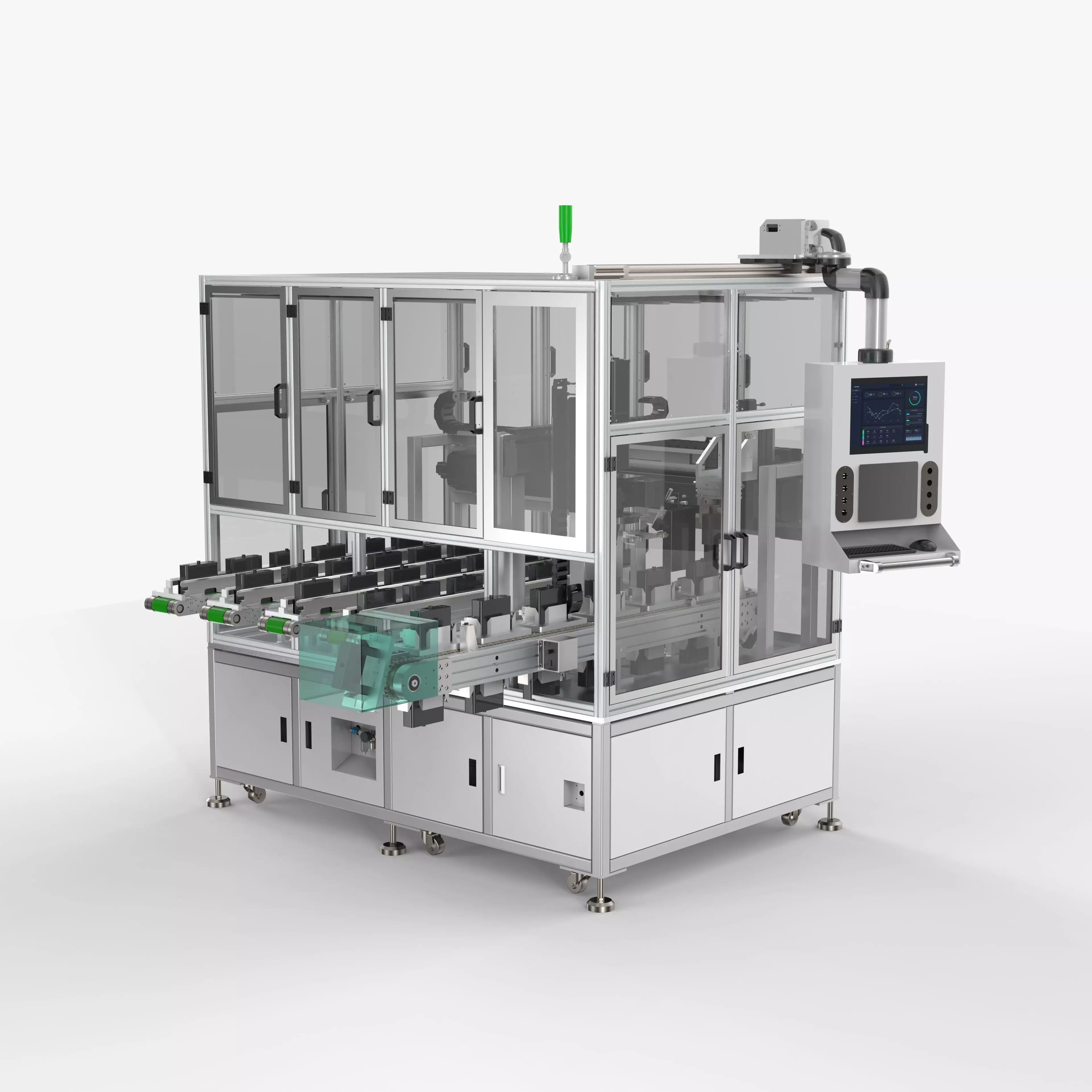 Automatic Power Battery Sorting Machine 3D model_0