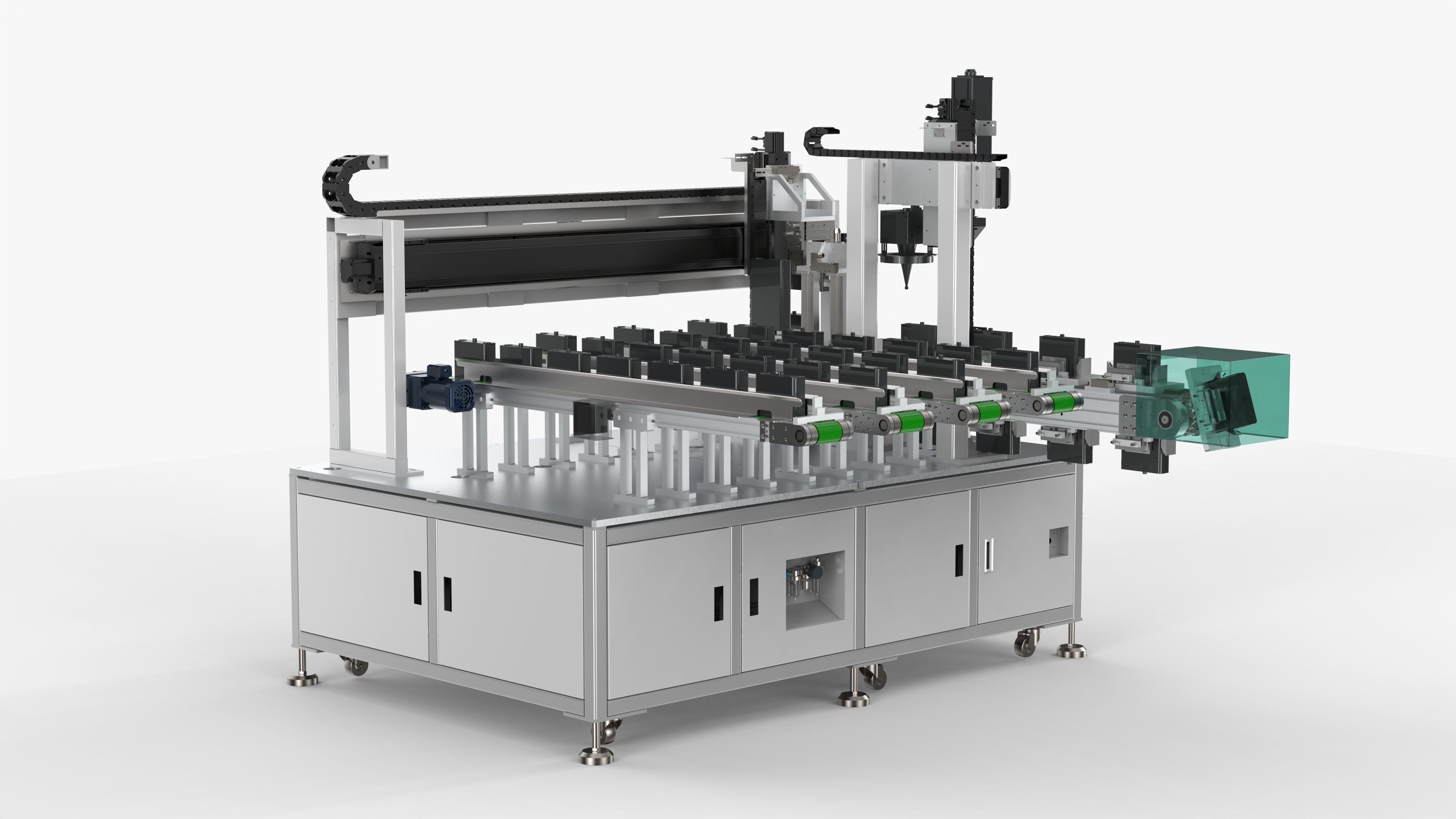 Automatic Power Battery Sorting Machine 3D model_12