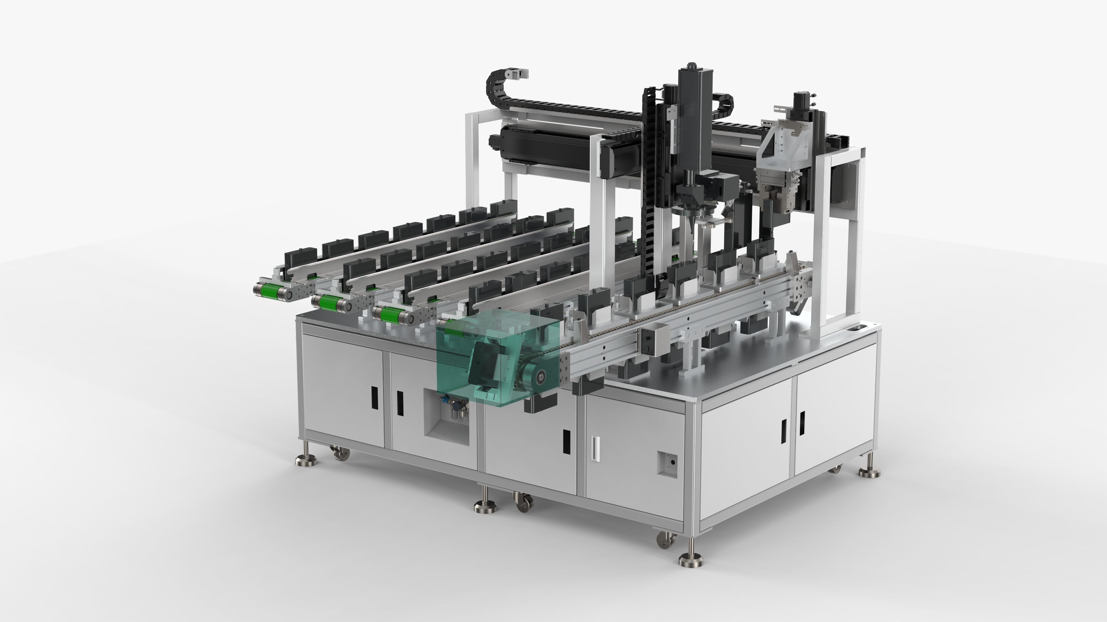 Automatic Power Battery Sorting Machine 3D model_13