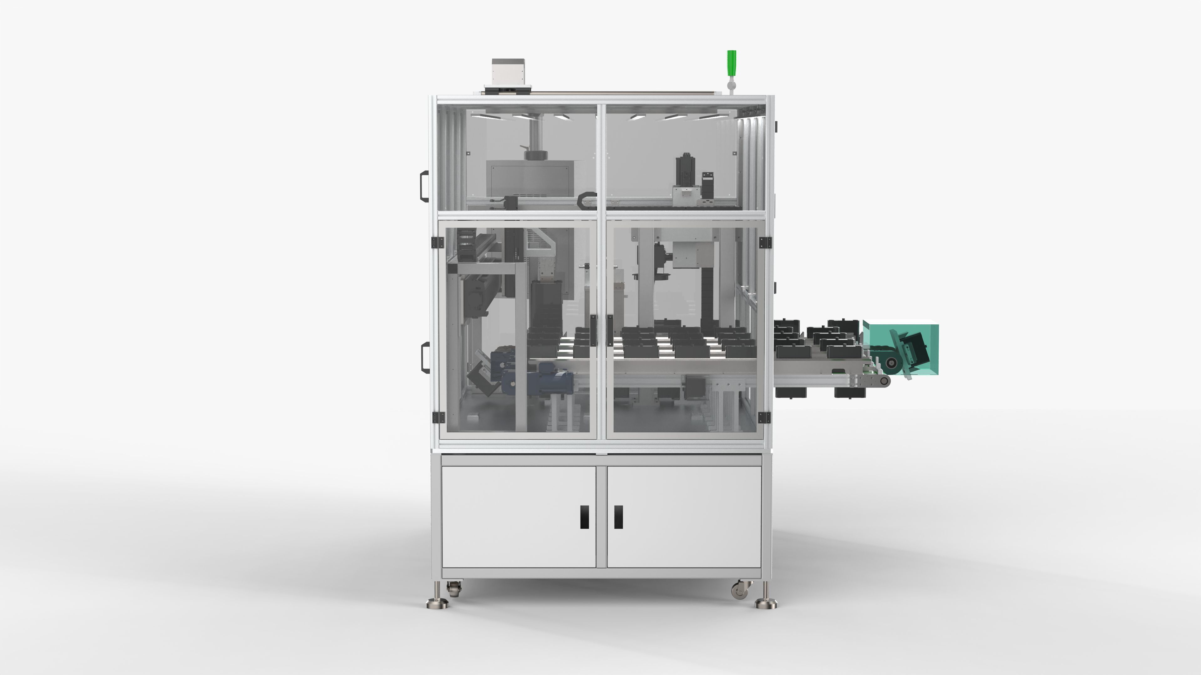 Automatic Power Battery Sorting Machine 3D model_5