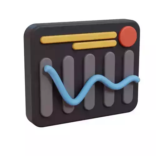 Animated Business Analytics 3D Models Icon No 1 3D model