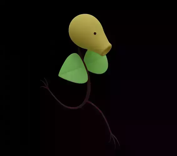 Belsprout pokemon 3D model