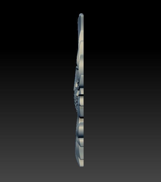 Pendant Fenix bird 3D print model_5