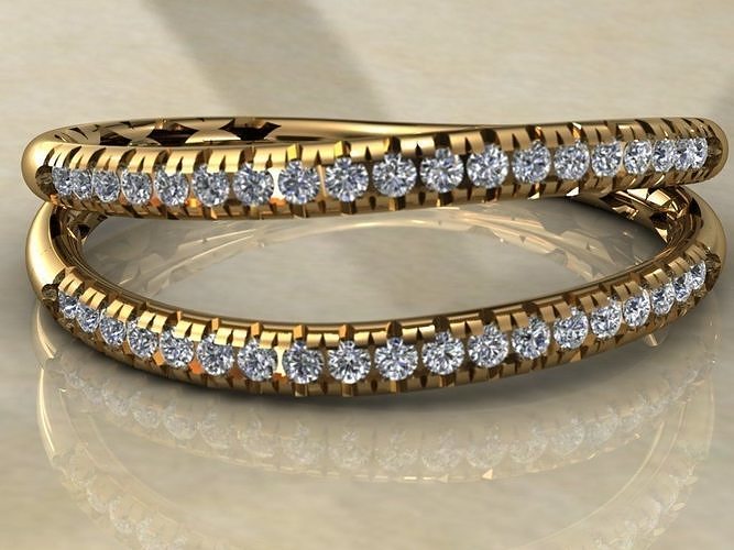 Women Wedding Engagement Ring 9 3D print model