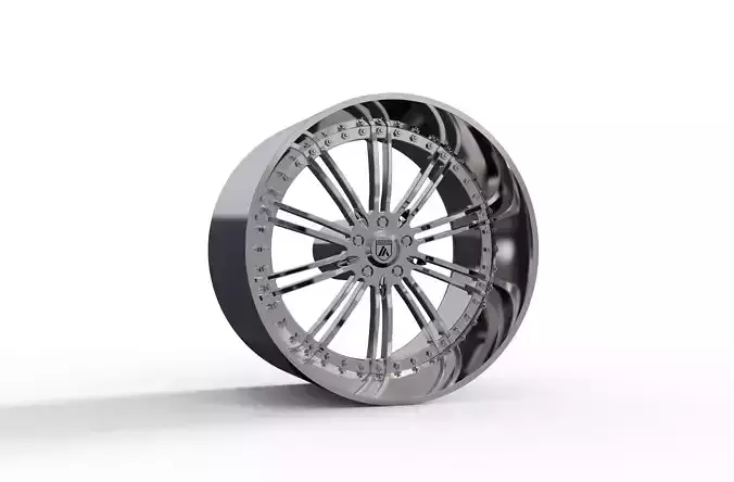 ASANTI AF128 WHEEL 3D MODEL
