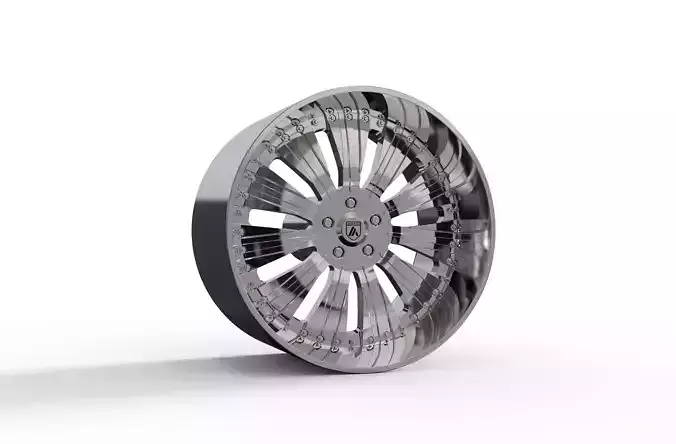 ASANTI AF136 WHEEL 3D MODEL