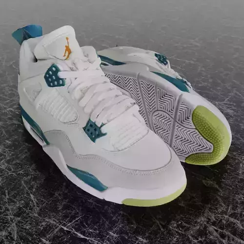 NIKE JORDAN 4 RETRO SB 3D SHOES - BLUE