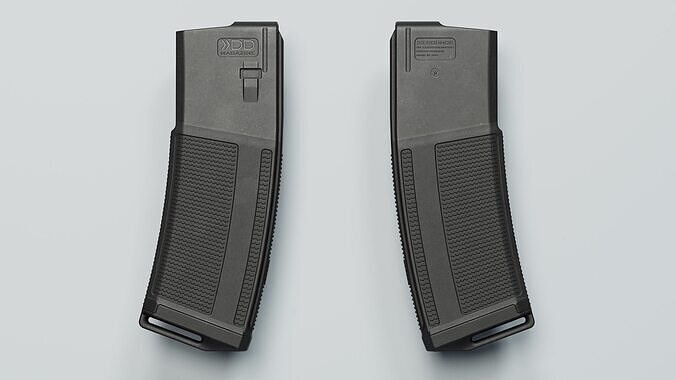 DD Magazine 32 RND - Replica Low-poly 3D model