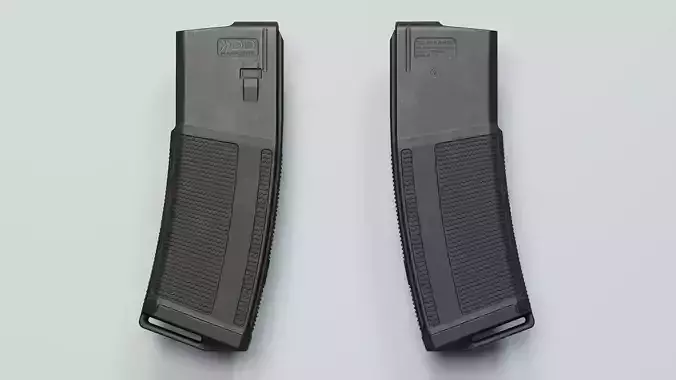 DD Magazine 32 RND - Replica Low-poly 3D model