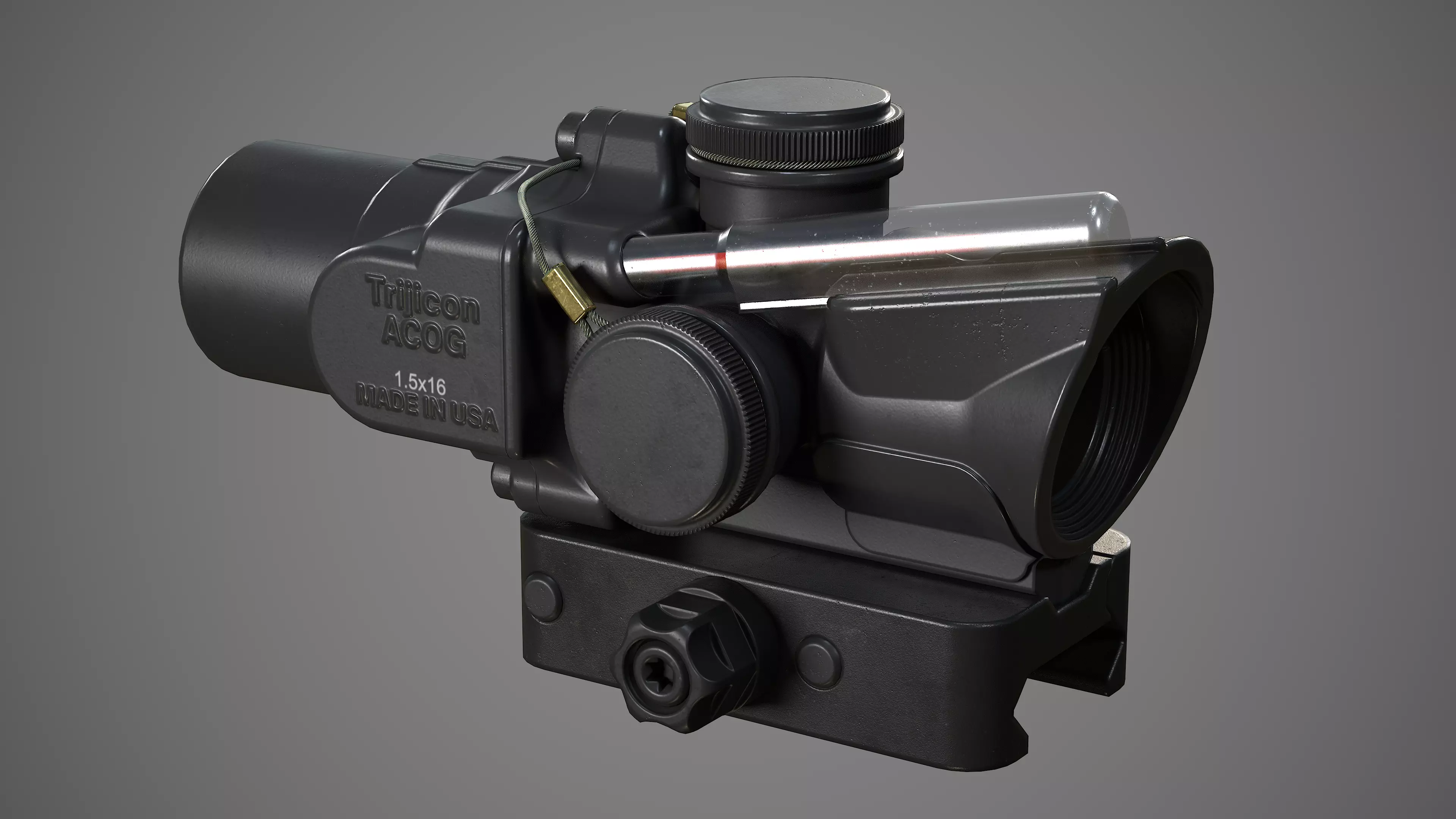 ACOG 1 5x16S - Replica Low-poly 3D model
