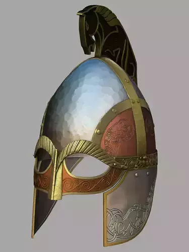 The Rohan Royal Guard Helmet 3D print model