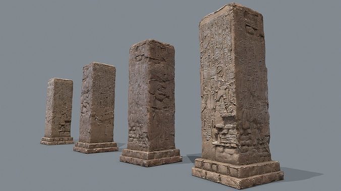 old ruin Low-poly 3D model