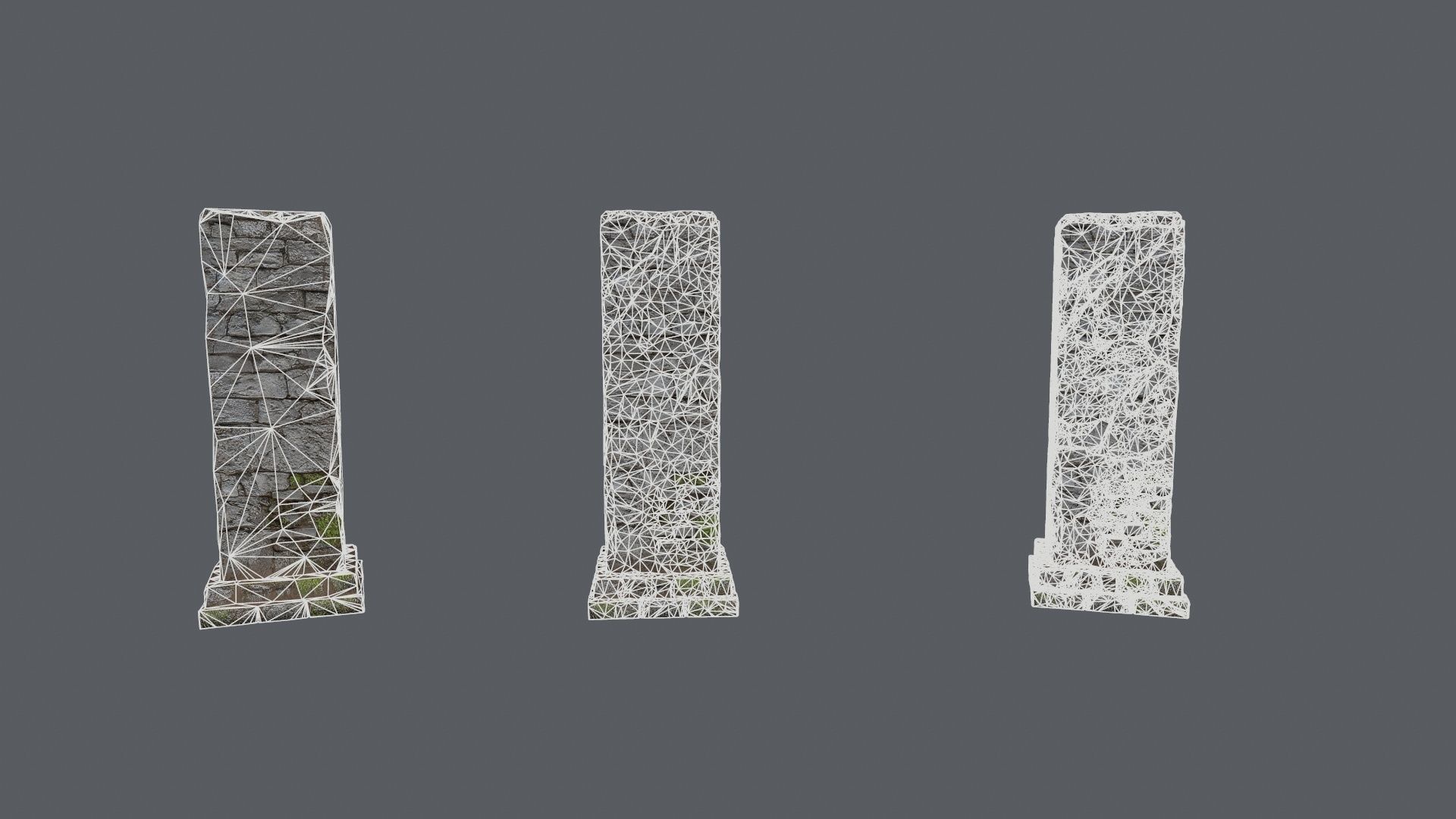 old ruin Low-poly 3D model_15