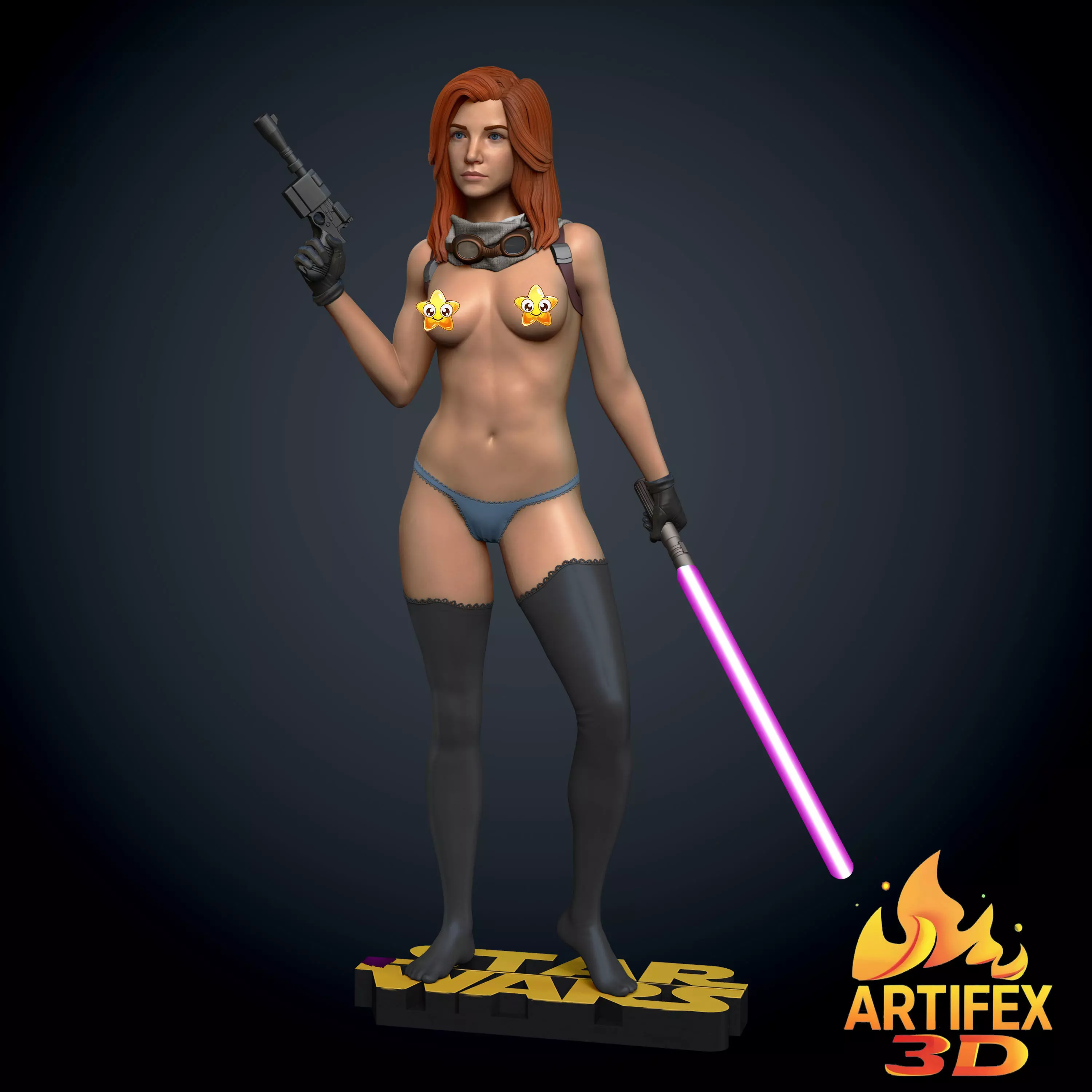 Mara Jade 3D print model_0