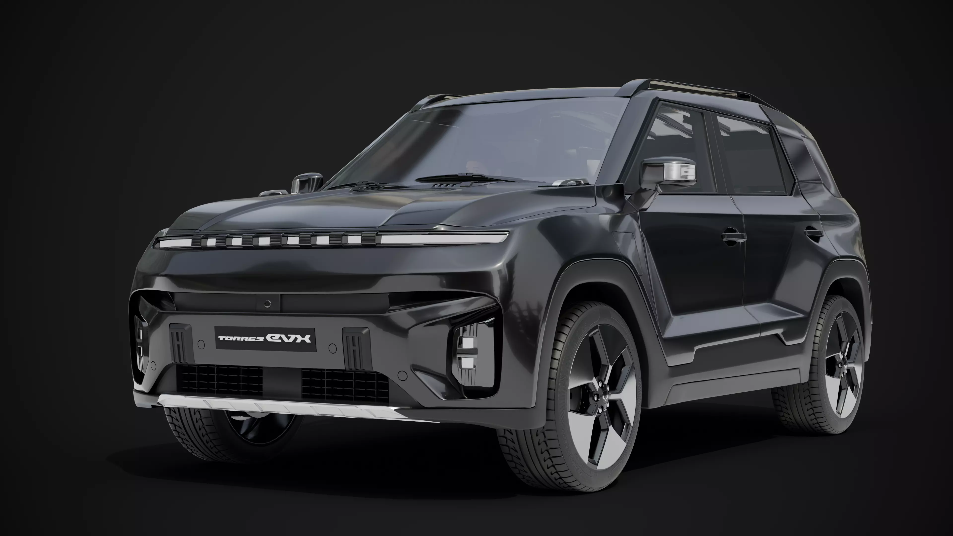 KGM-Ssang Yong-Torres EVX 2025 3D model_0