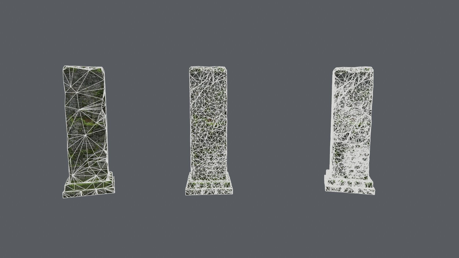 old ruin Low-poly 3D model_12