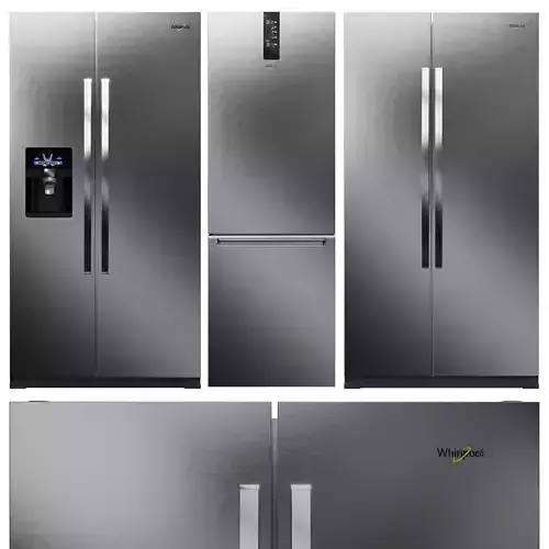 Whirlpool Refrigerator Collection 04 3D model