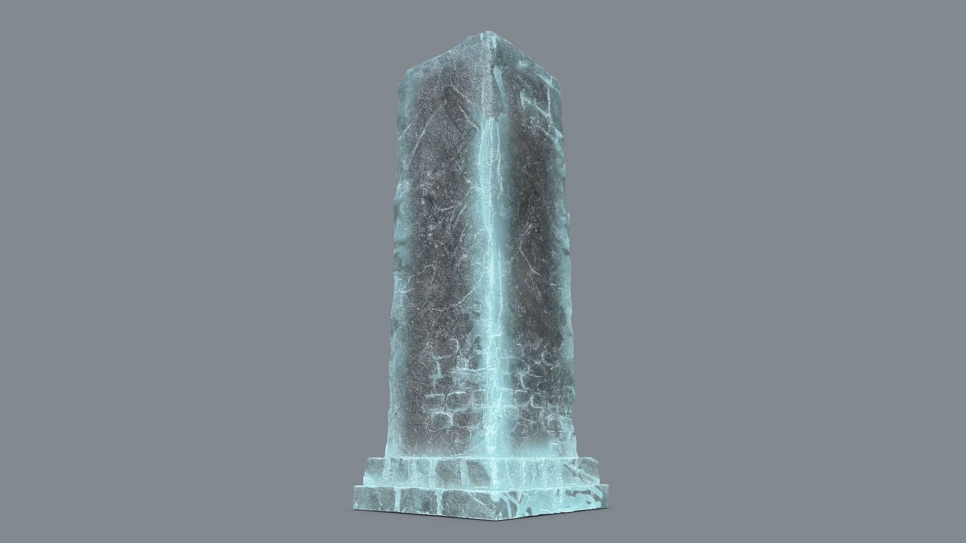 old ruin Low-poly 3D model_5