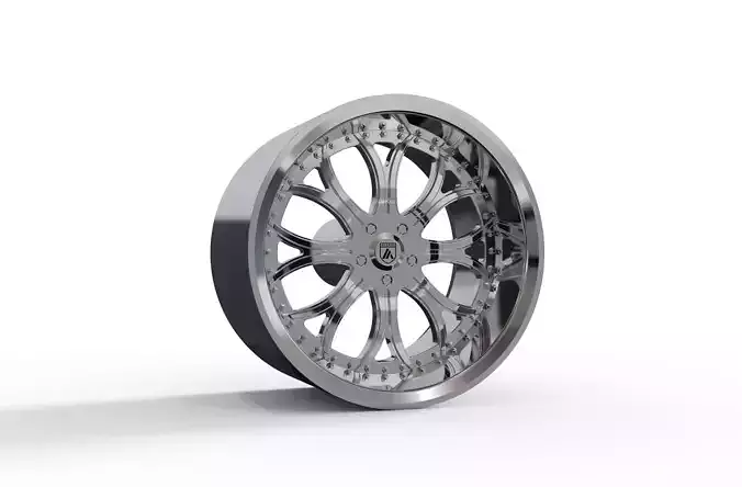 ASANTI AF154 WHEEL 3D MODEL