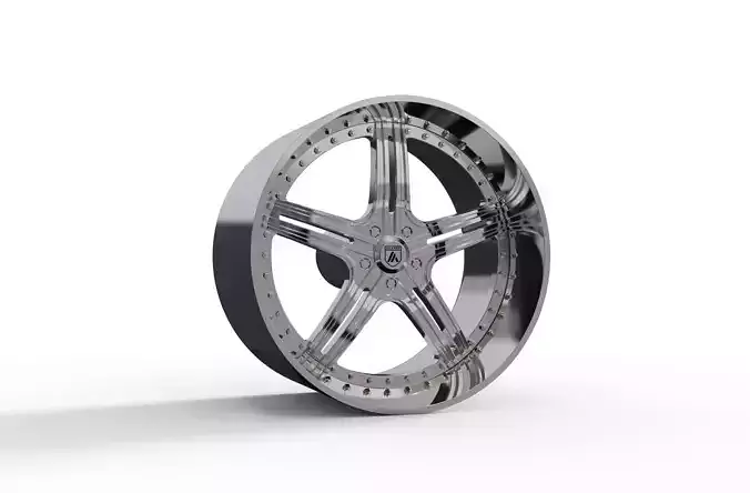 ASANTI AF155 WHEEL 3D MODEL
