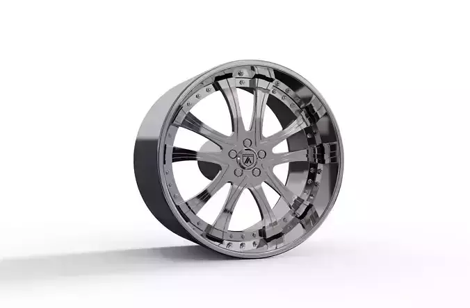 ASANTI AF159 WHEEL 3D MODEL