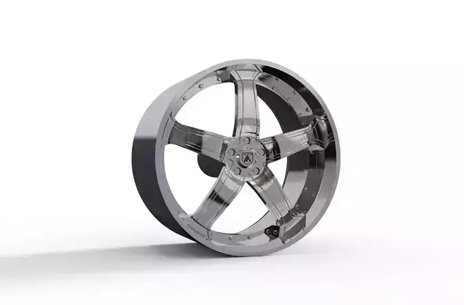ASANTI AF165 WHEEL 3D MODEL