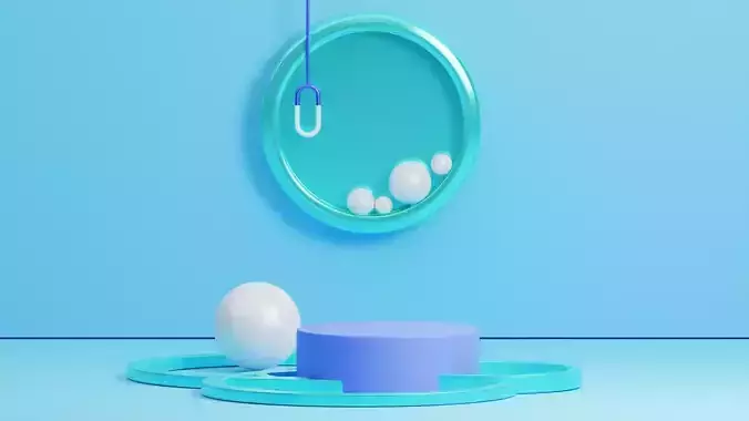 Blue Mint Illustration