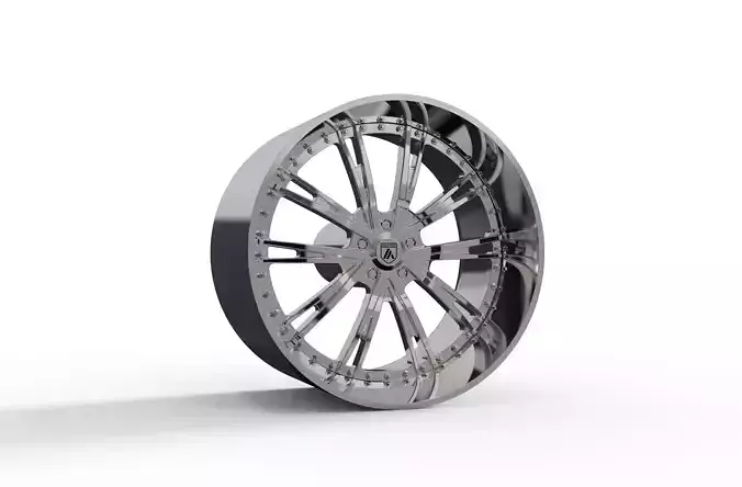 ASANTI AF177 WHEEL 3D MODEL