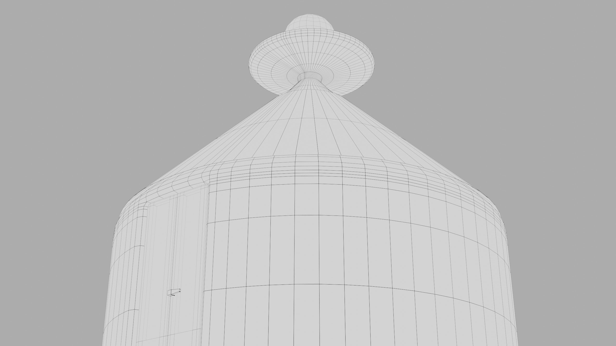 Ancient house Low-poly 3D model_14