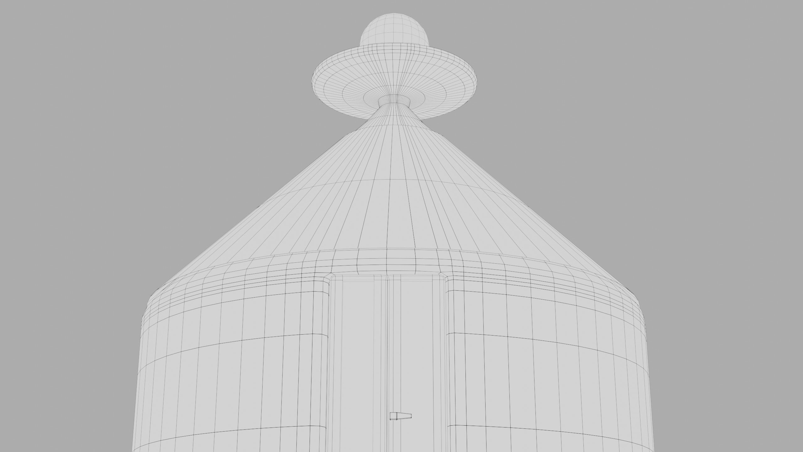 Ancient house Low-poly 3D model_11