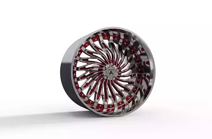 ASANTI AF824 WHEEL 3D MODEL