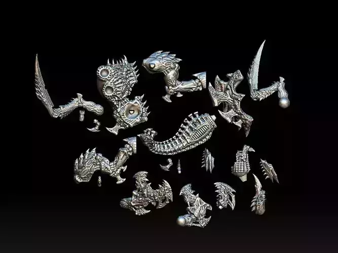 VERMEDRON MONSTER FOR 3D PRINT