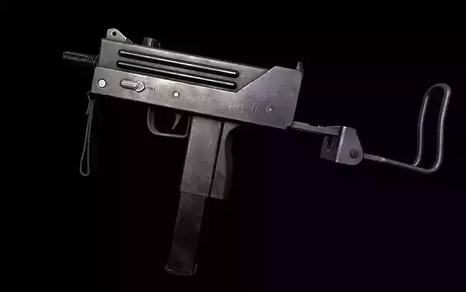 MAC-10 PBR Game-Ready