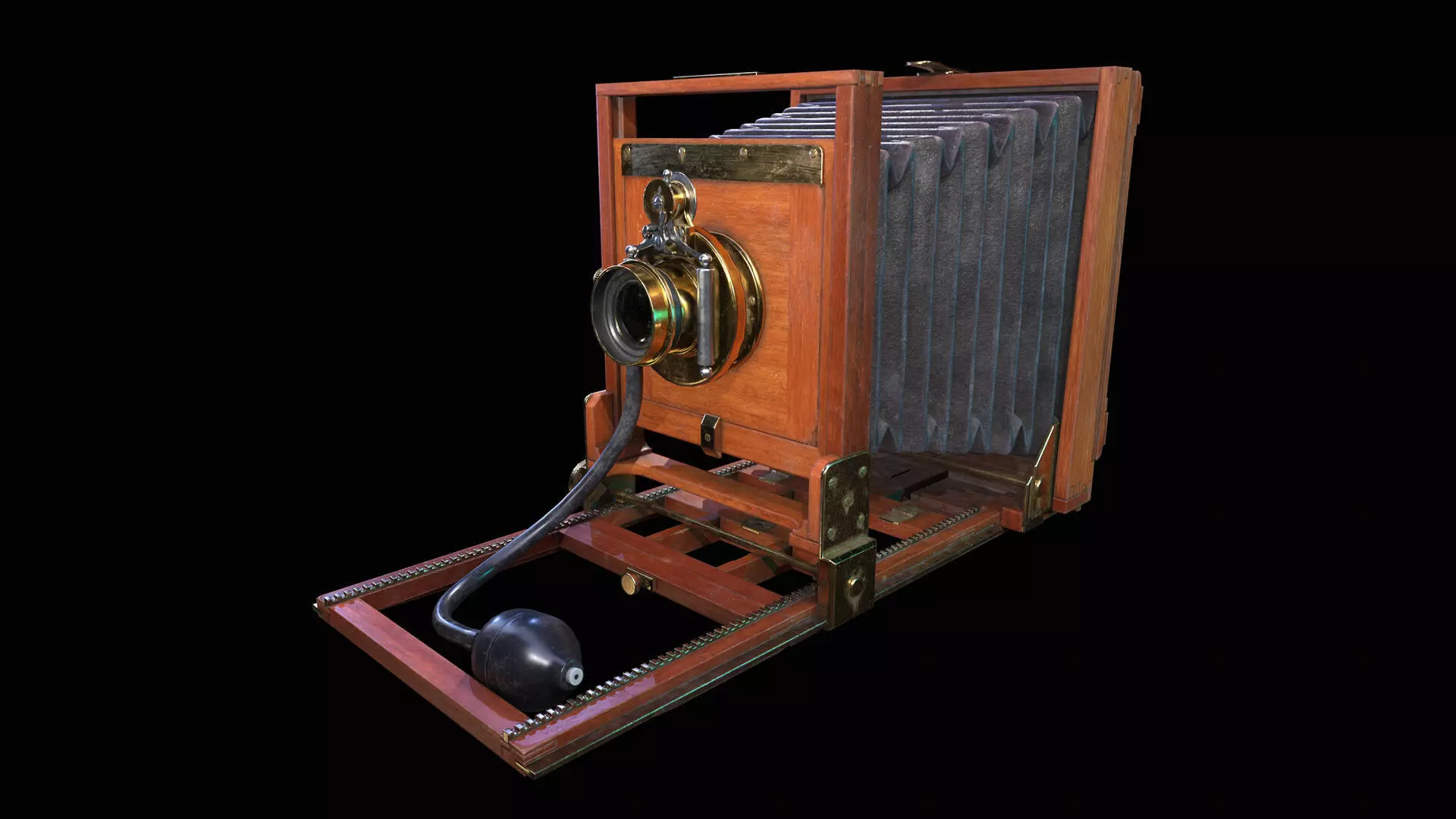 Antique Coffee Grinder PBR Game-Ready Low-poly 3D model_0