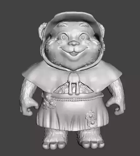 STL File 3D Ewoks Shodu 3D Print Model 3D OBJ 3D print model  3D print model