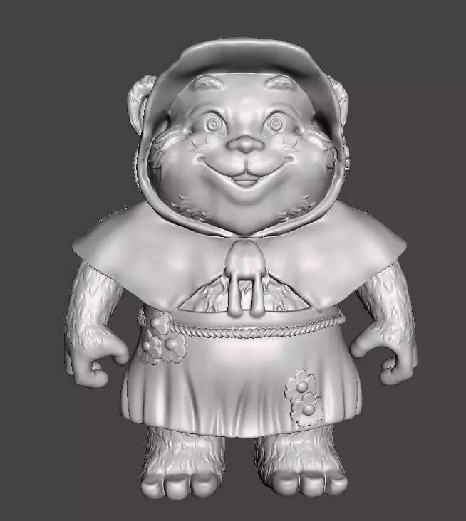 STL File 3D Ewoks Shodu 3D Print Model 3D OBJ 3D print model 3D print model_0