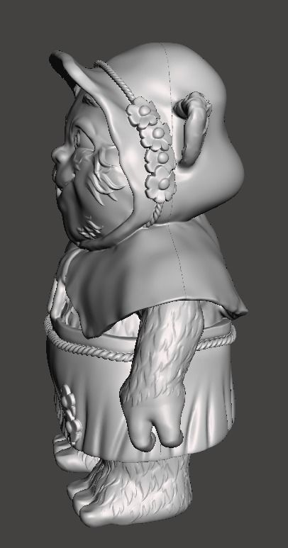 STL File 3D Ewoks Shodu 3D Print Model 3D OBJ 3D print model 3D print model_3