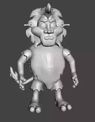 STL File 3D Ewoks Ubel 3D Print Model 3D OBJ 3D print model 